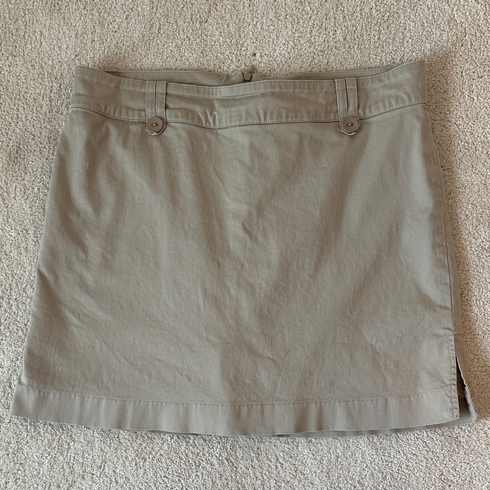 Tan Khaki Skort, 12, Slimming